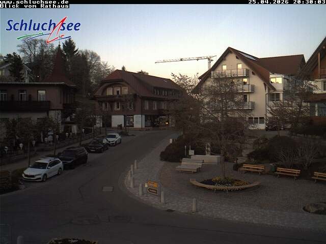 Archiv Foto Webcam Schluchsee: Rathausvorplatz