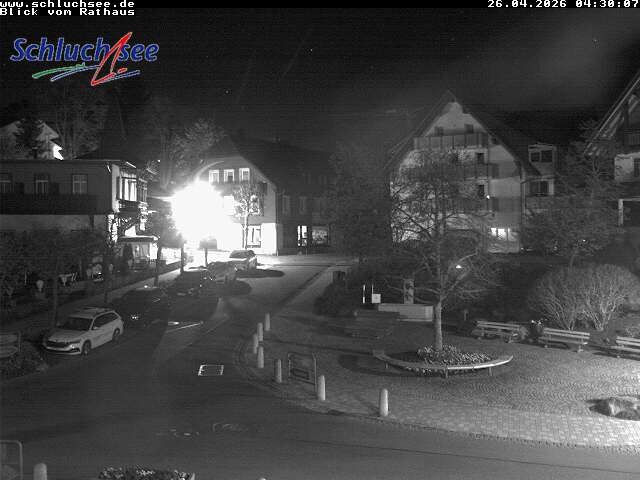 Archived image Webcam Schluchsee: Town hall