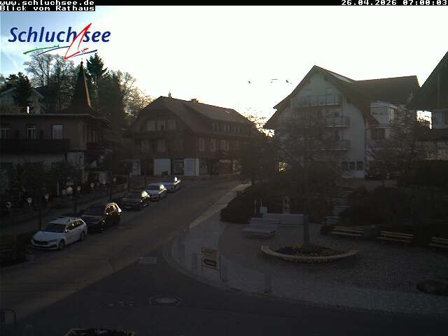 Archiv Foto Webcam Schluchsee: Rathausvorplatz