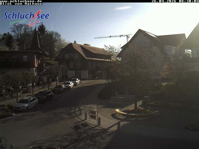 Archiv Foto Webcam Schluchsee: Rathausvorplatz