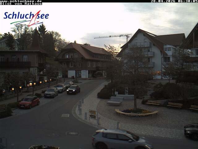 Archiv Foto Webcam Schluchsee: Rathausvorplatz