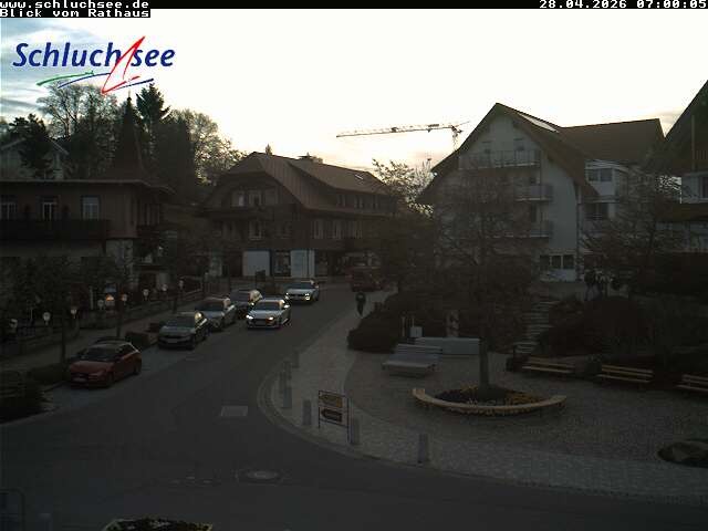 Archiv Foto Webcam Schluchsee: Rathausvorplatz