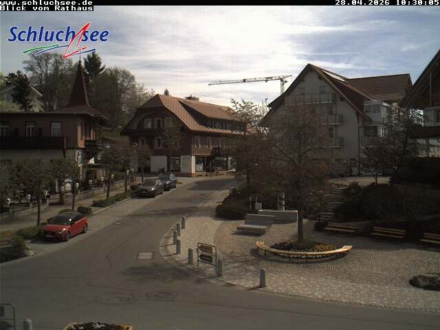 Archiv Foto Webcam Schluchsee: Rathausvorplatz