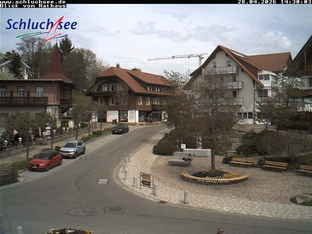 Archiv Foto Webcam Schluchsee: Rathausvorplatz