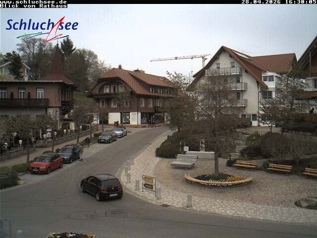 Archiv Foto Webcam Schluchsee: Rathausvorplatz