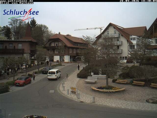 Archiv Foto Webcam Schluchsee: Rathausvorplatz