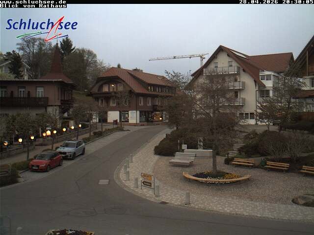 Archiv Foto Webcam Schluchsee: Rathausvorplatz