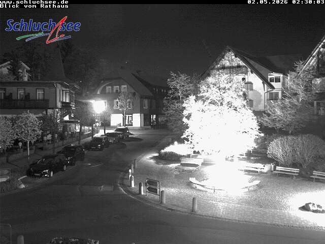 Archived image Webcam Schluchsee: Town hall