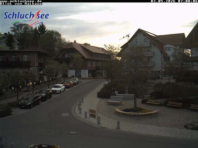 Archiv Foto Webcam Schluchsee: Rathausvorplatz