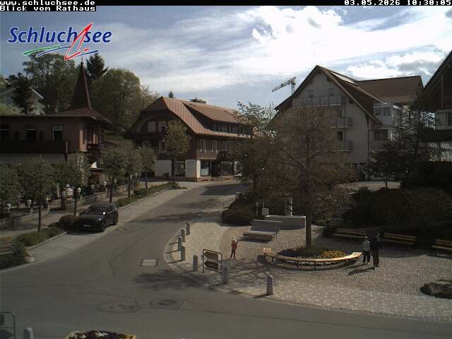 Archiv Foto Webcam Schluchsee: Rathausvorplatz