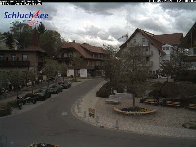 Archiv Foto Webcam Schluchsee: Rathausvorplatz