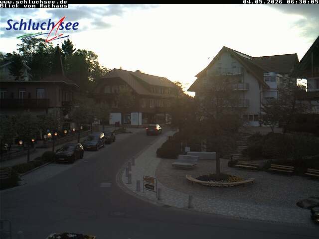 Archived image Webcam Schluchsee: Town hall