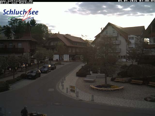 Archived image Webcam Schluchsee: Town hall