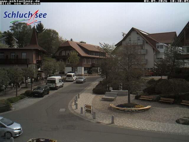 Archived image Webcam Schluchsee: Town hall