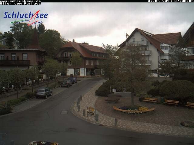 Archiv Foto Webcam Schluchsee: Rathausvorplatz