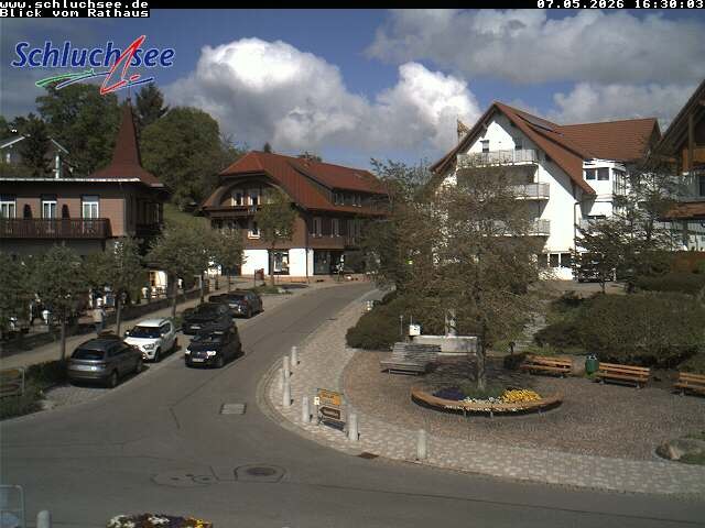 Archiv Foto Webcam Schluchsee: Rathausvorplatz
