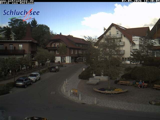 Archiv Foto Webcam Schluchsee: Rathausvorplatz