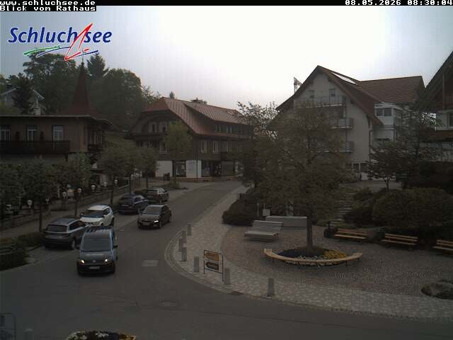 Archived image Webcam Schluchsee: Town hall