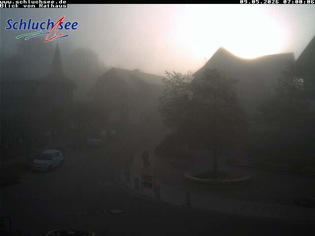 Archiv Foto Webcam Schluchsee: Rathausvorplatz
