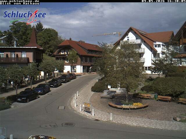 Archiv Foto Webcam Schluchsee: Rathausvorplatz