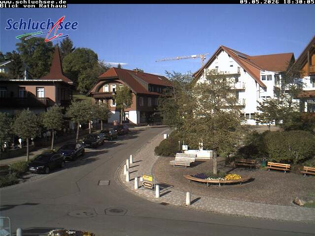 Archiv Foto Webcam Schluchsee: Rathausvorplatz