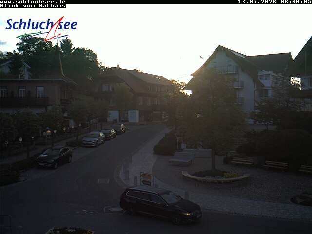Archived image Webcam Schluchsee: Town hall