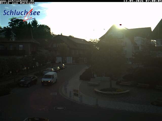 Archived image Webcam Schluchsee: Town hall