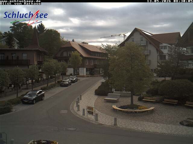 Archived image Webcam Schluchsee: Town hall