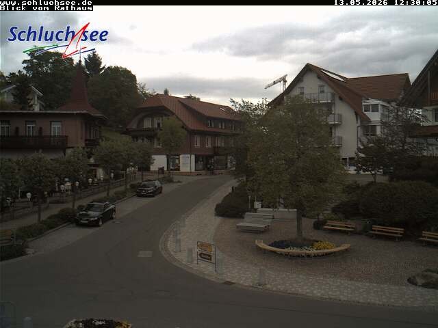 Archived image Webcam Schluchsee: Town hall