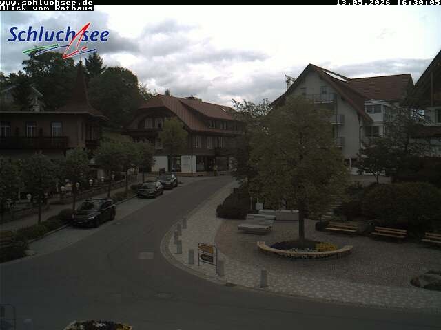 Archived image Webcam Schluchsee: Town hall