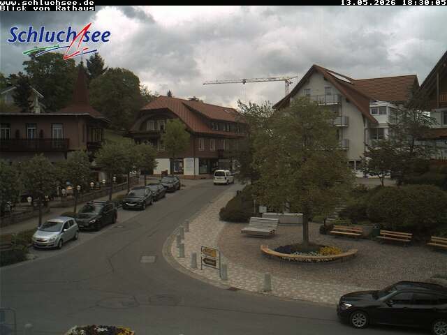 Archived image Webcam Schluchsee: Town hall