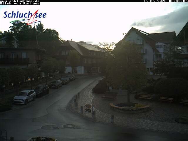 Archiv Foto Webcam Schluchsee: Rathausvorplatz