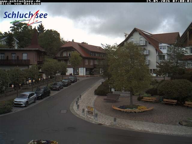Archiv Foto Webcam Schluchsee: Rathausvorplatz