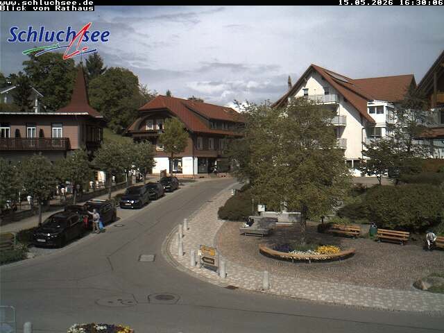 Archiv Foto Webcam Schluchsee: Rathausvorplatz