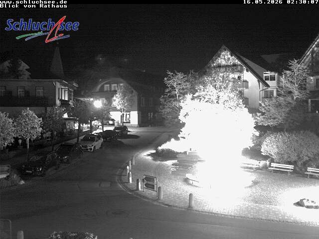Archiv Foto Webcam Schluchsee: Rathausvorplatz