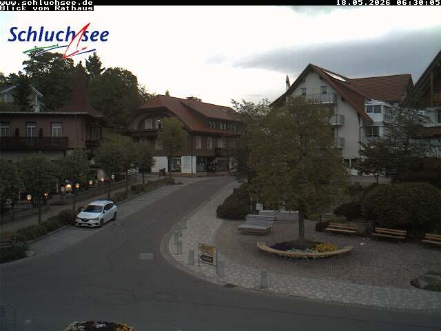 Archiv Foto Webcam Schluchsee: Rathausvorplatz