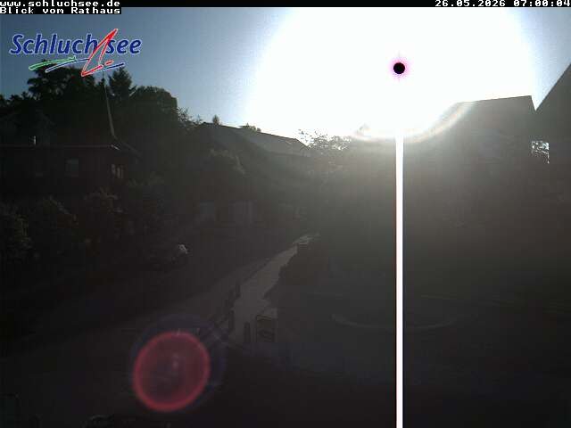 Archiv Foto Webcam Schluchsee: Rathausvorplatz