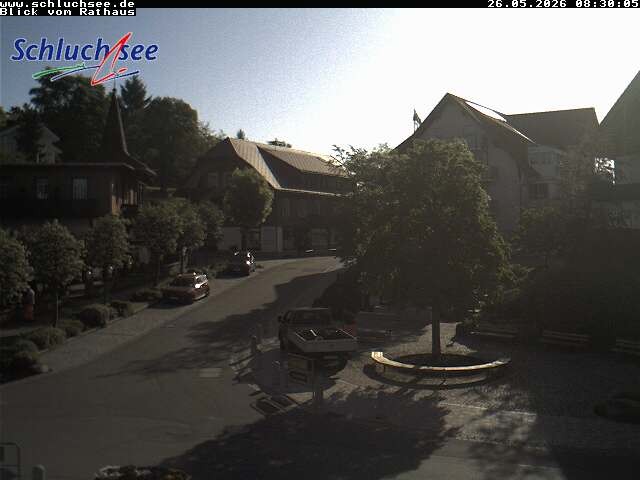 Archiv Foto Webcam Schluchsee: Rathausvorplatz