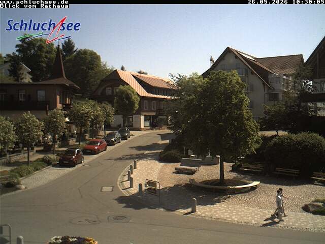 Archiv Foto Webcam Schluchsee: Rathausvorplatz