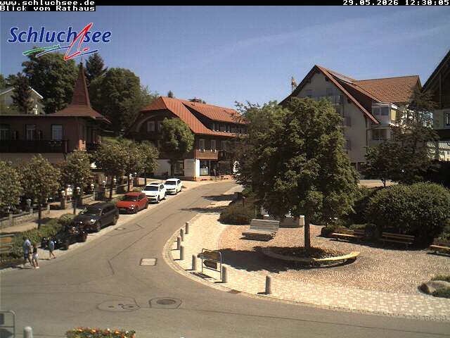 Archiv Foto Webcam Schluchsee: Rathausvorplatz