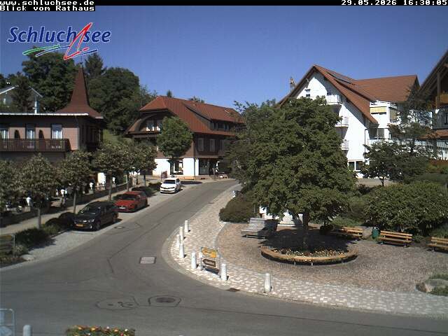 Archiv Foto Webcam Schluchsee: Rathausvorplatz