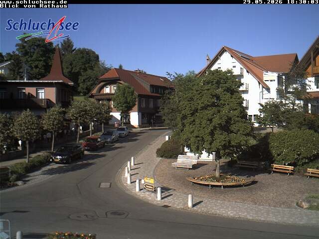 Archiv Foto Webcam Schluchsee: Rathausvorplatz