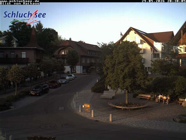 Archiv Foto Webcam Schluchsee: Rathausvorplatz