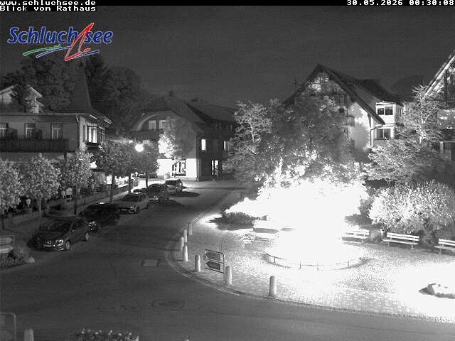 Archived image Webcam Schluchsee: Town hall