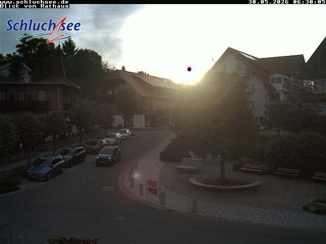 Archived image Webcam Schluchsee: Town hall