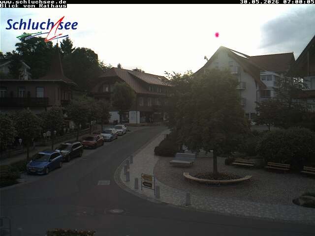Archived image Webcam Schluchsee: Town hall