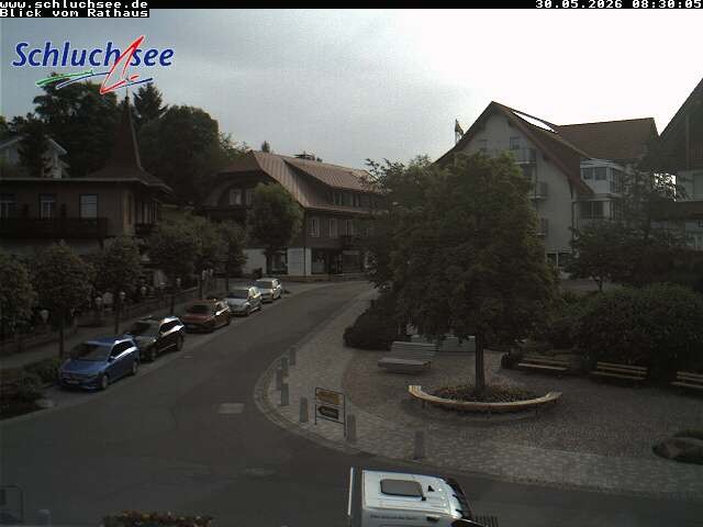 Archived image Webcam Schluchsee: Town hall