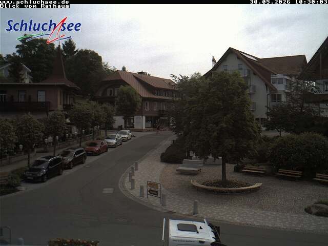 Archived image Webcam Schluchsee: Town hall