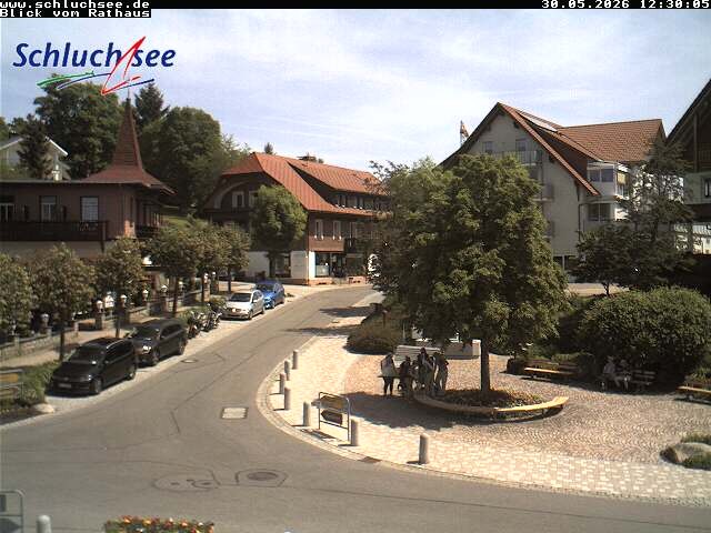 Archived image Webcam Schluchsee: Town hall