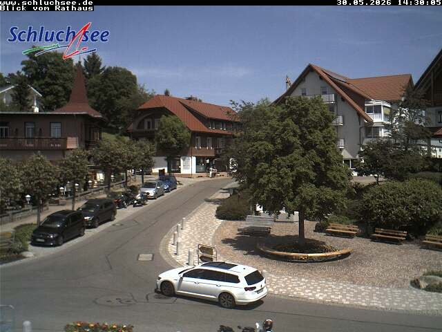 Archived image Webcam Schluchsee: Town hall